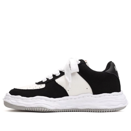 Maison MIHARA YASUHIRO Wayne OG Sole Canvas Low 'Black White' A10FW720-BLKWHT