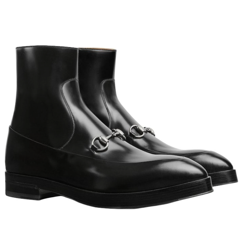 Gucci Horsebit Ankle Boots 'Black' 823583-AAEAK-1000