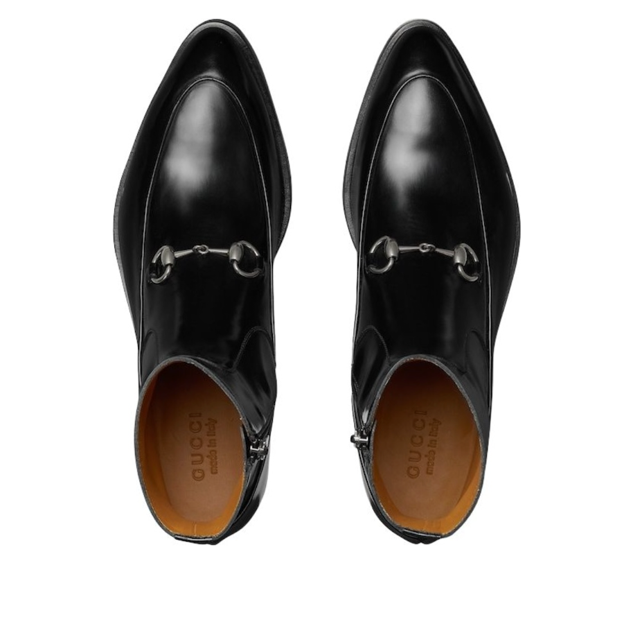 Gucci Horsebit Ankle Boots 'Black' 823583-AAEAK-1000
