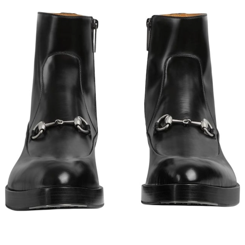 Gucci Horsebit Ankle Boots 'Black' 823583-AAEAK-1000