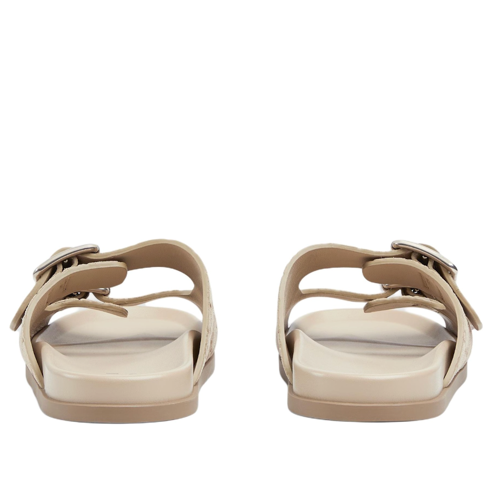 Gucci GG Suede Slides 'Oatmeal' 816380-AADUO-9511