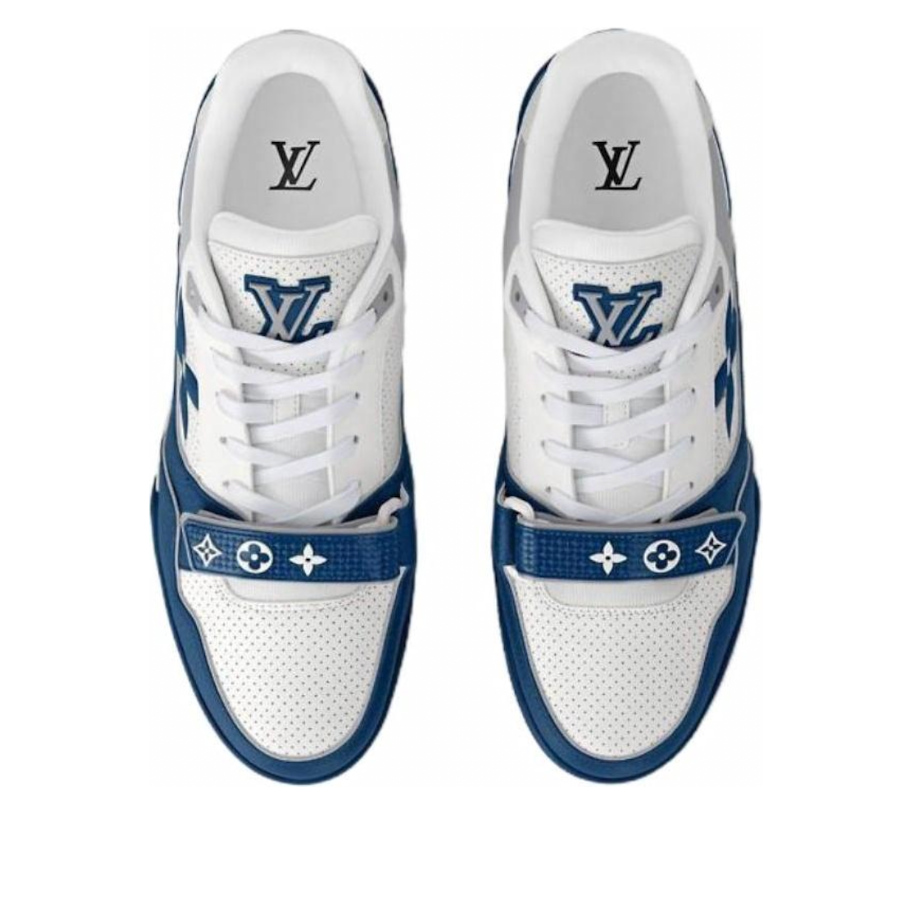 LOUIS VUITTON LV Trainer 'White Blue' 1AHTBR