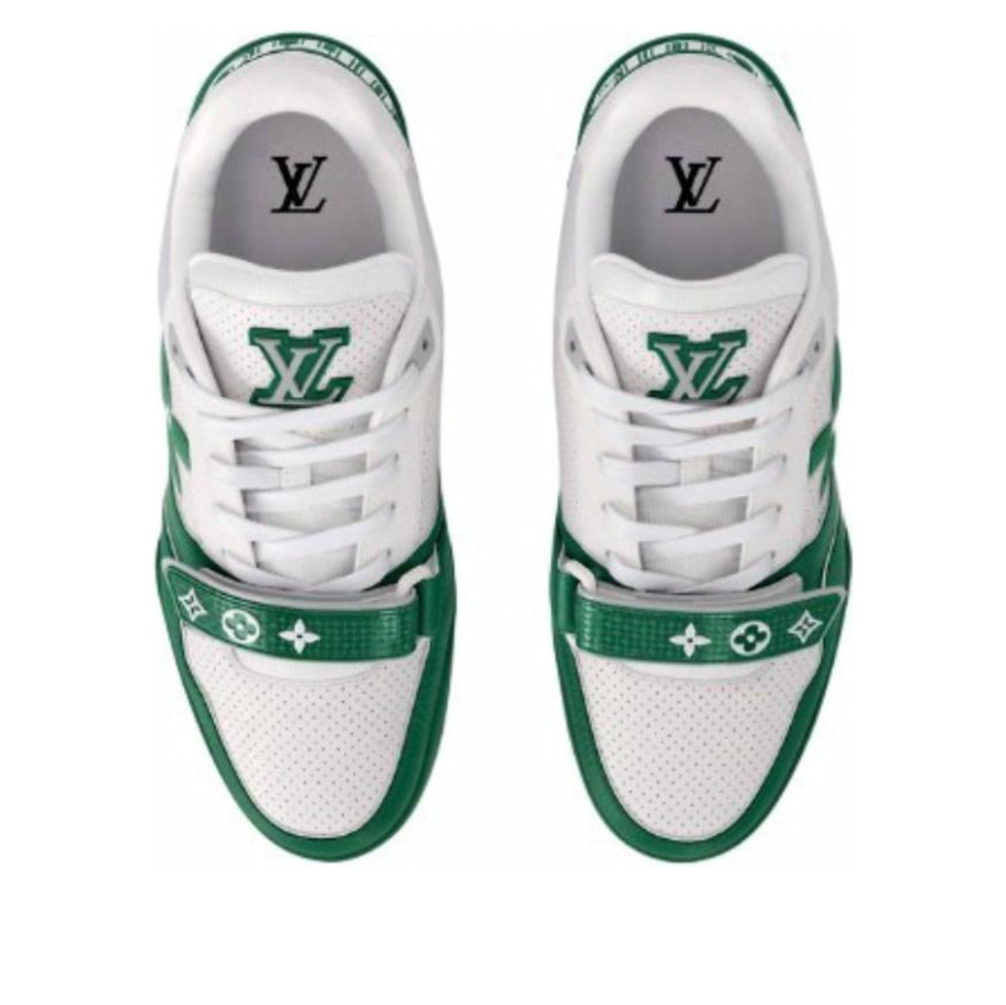 LOUIS VUITTON LV Trainer 'White Green' 1AHTCV
