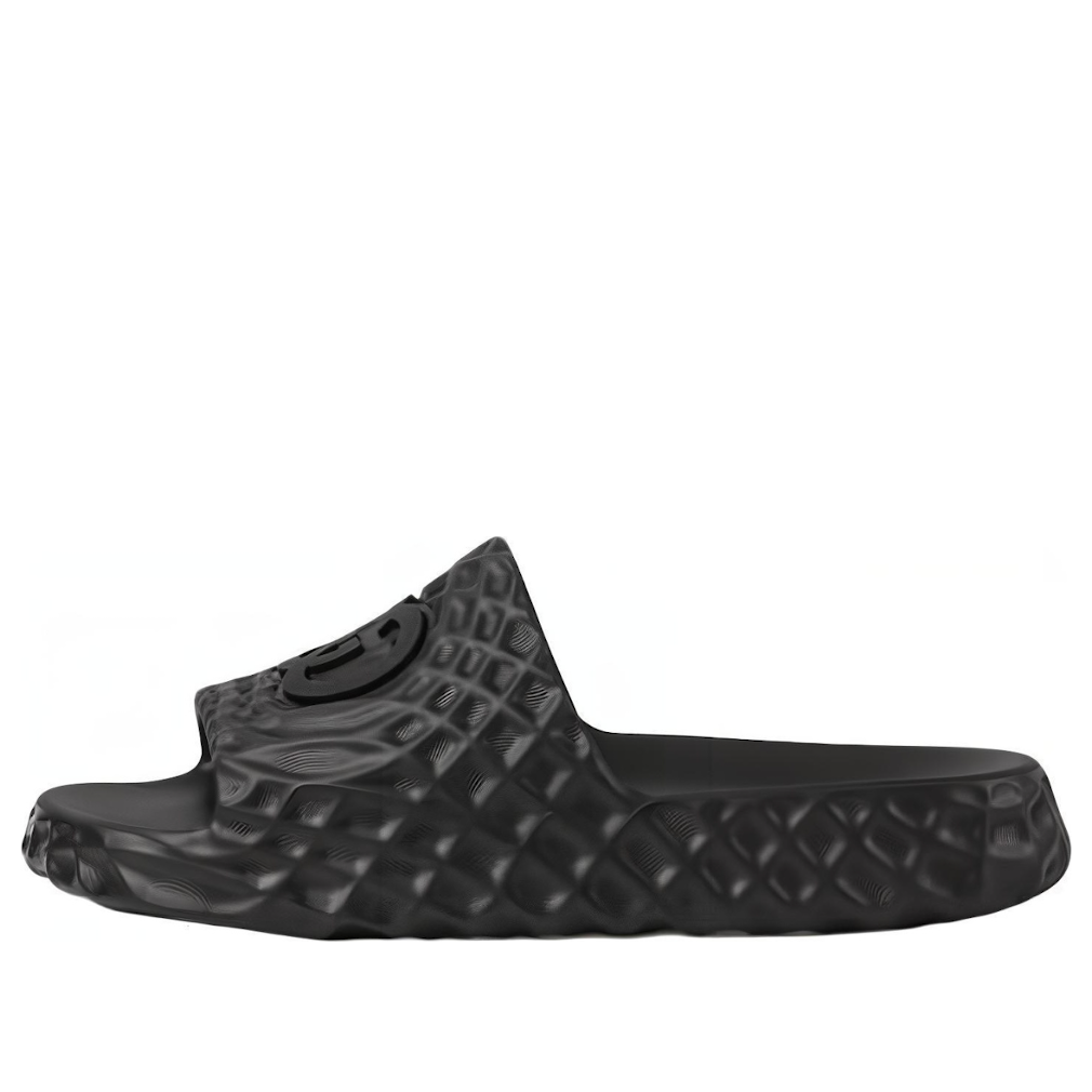 Gucci Water Ripples Slides 'Interlocking G Black' 770801-J8710-1000
