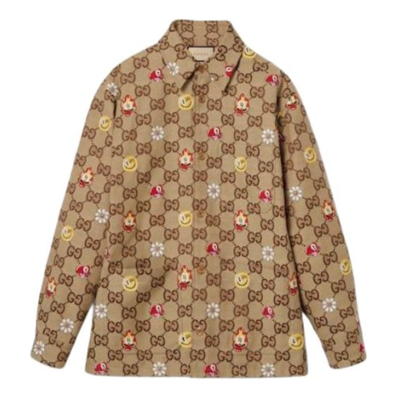 Gucci Maxi GG Canvas Jacket 'Beige' 781240-ZAQAK-2580