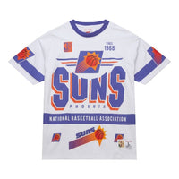 Mitchell & Ness NBA Origins Premium Vintage T-Shirt 'Phoenix Suns' FC9265-PSUWHIT