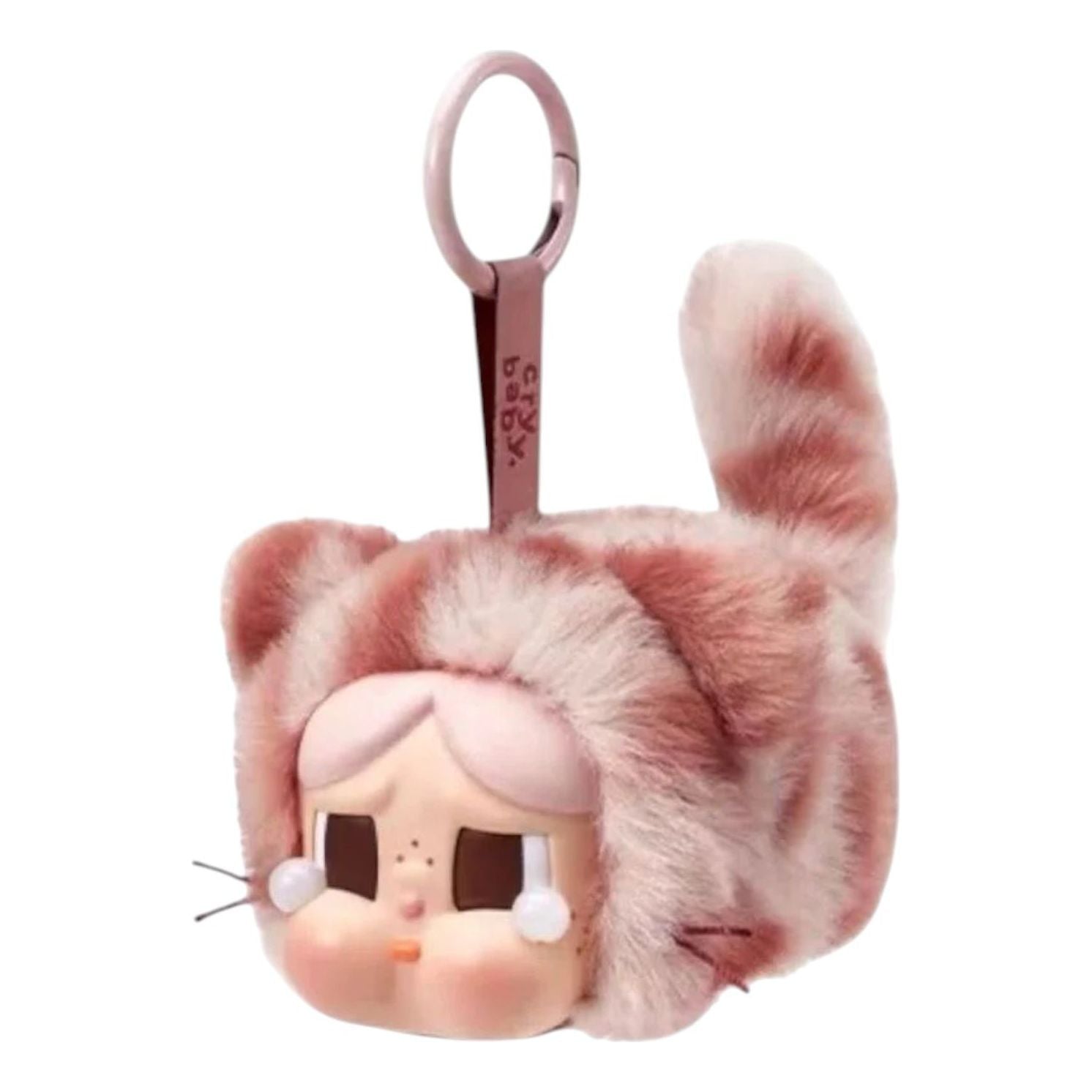 Pop Mart CryBaby Wild but Cutie Vinyl Plush Pendant 'Pink Cutie' PPMT-2505-0012-859929261