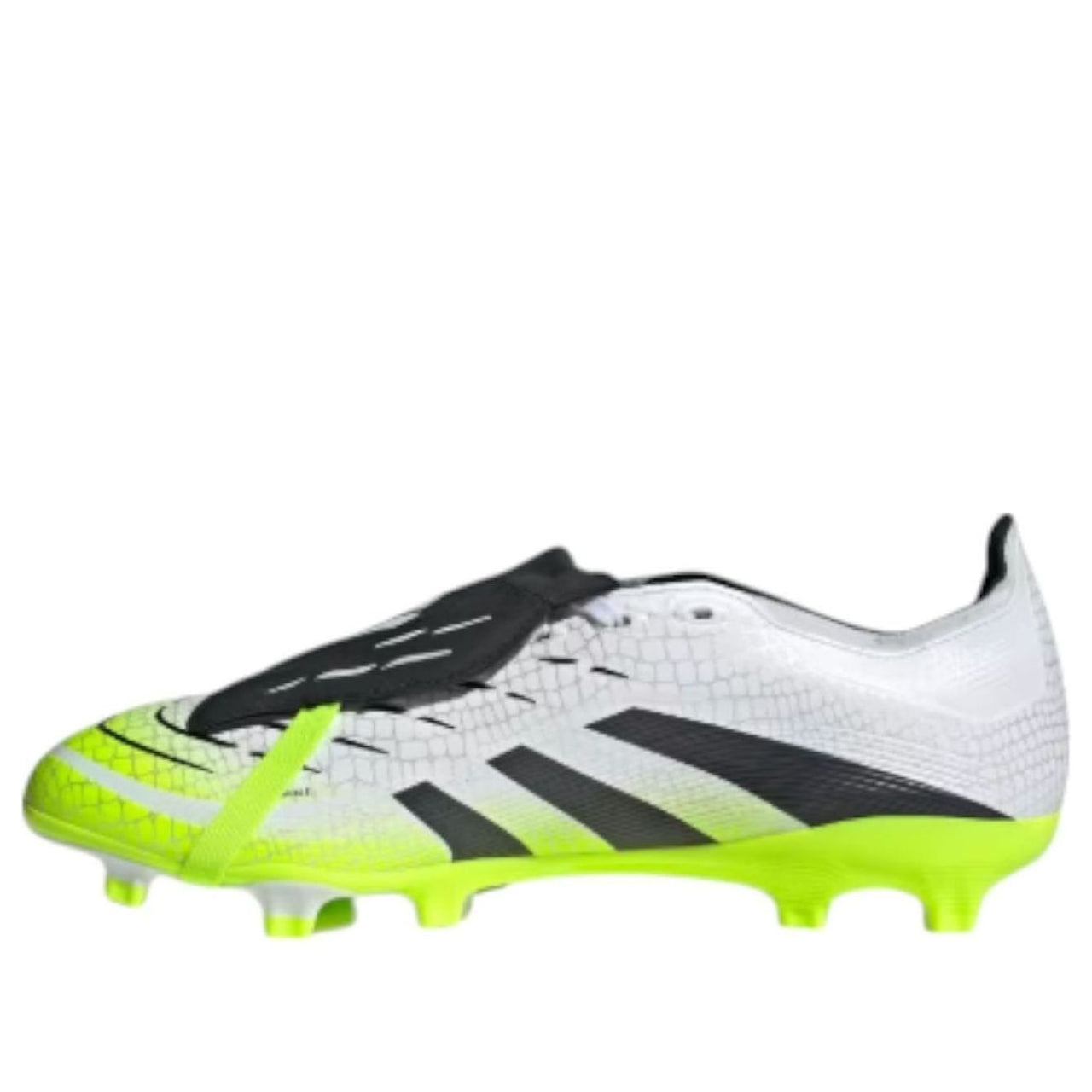 adidas Predator League Fold Over Tongue FG 'Cloud White Black Lucid Lemon' JI1111