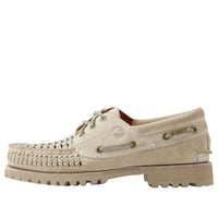 Timberland x END. Authentic 3-Eye Boat 'White' TB0A6A7FEZ2