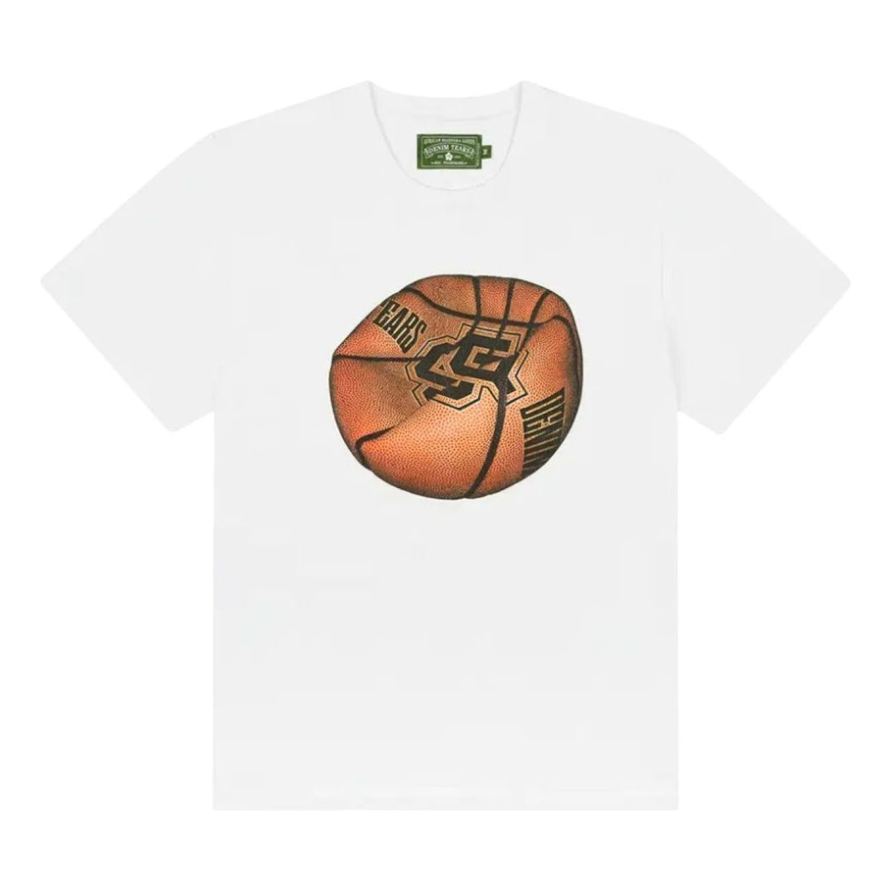 Denim Tears Deflated Basketball Tee 'White' SS25TSS052208