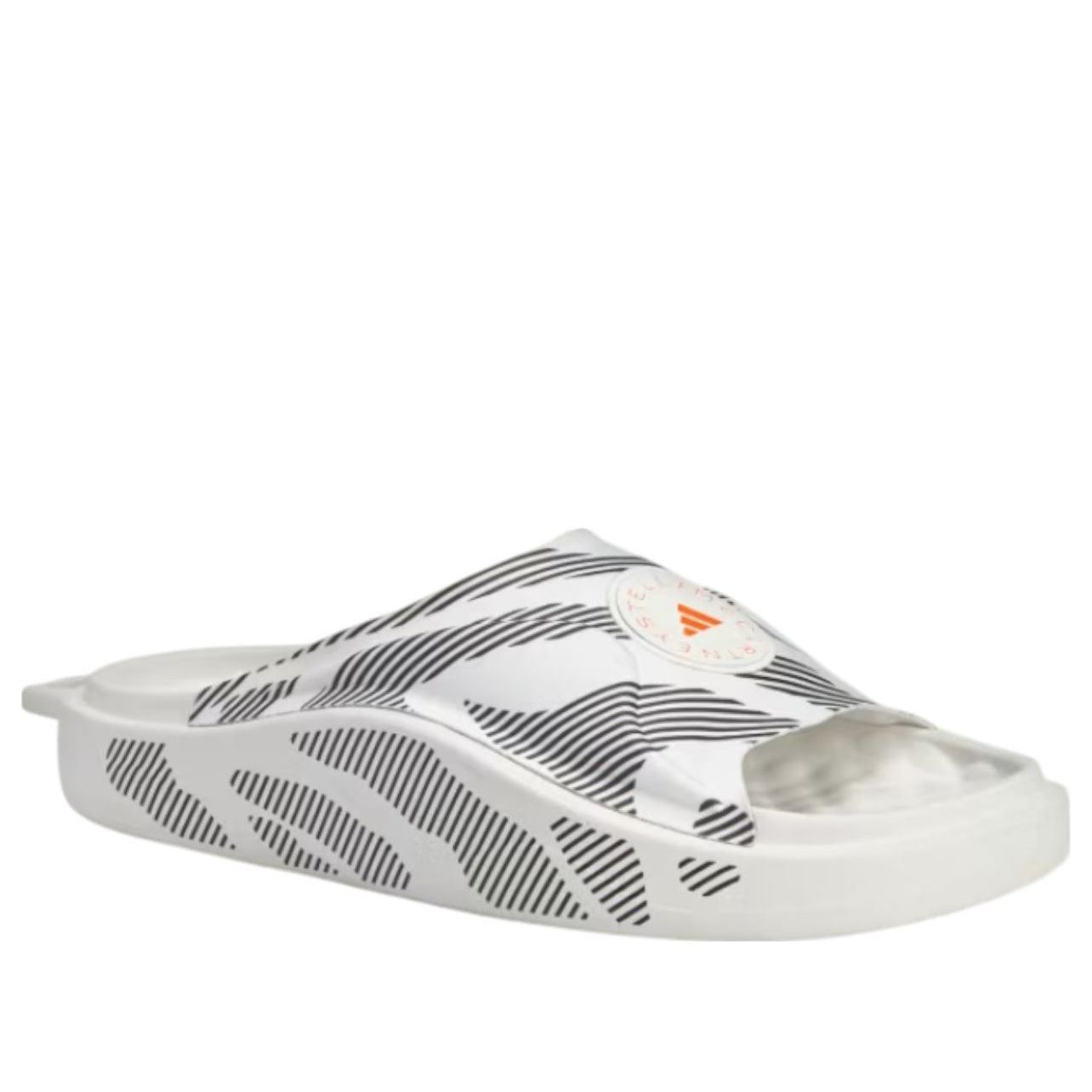 (WMNS) adidas x Stella McCartney Slide Asia Sizing 'White Black' IE8769