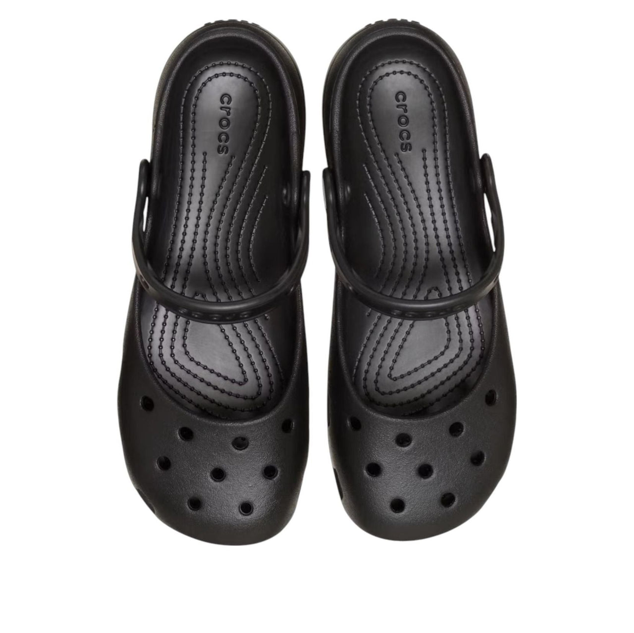 (WMNS) Crocs Classic Ballet 'Black' 211994-001