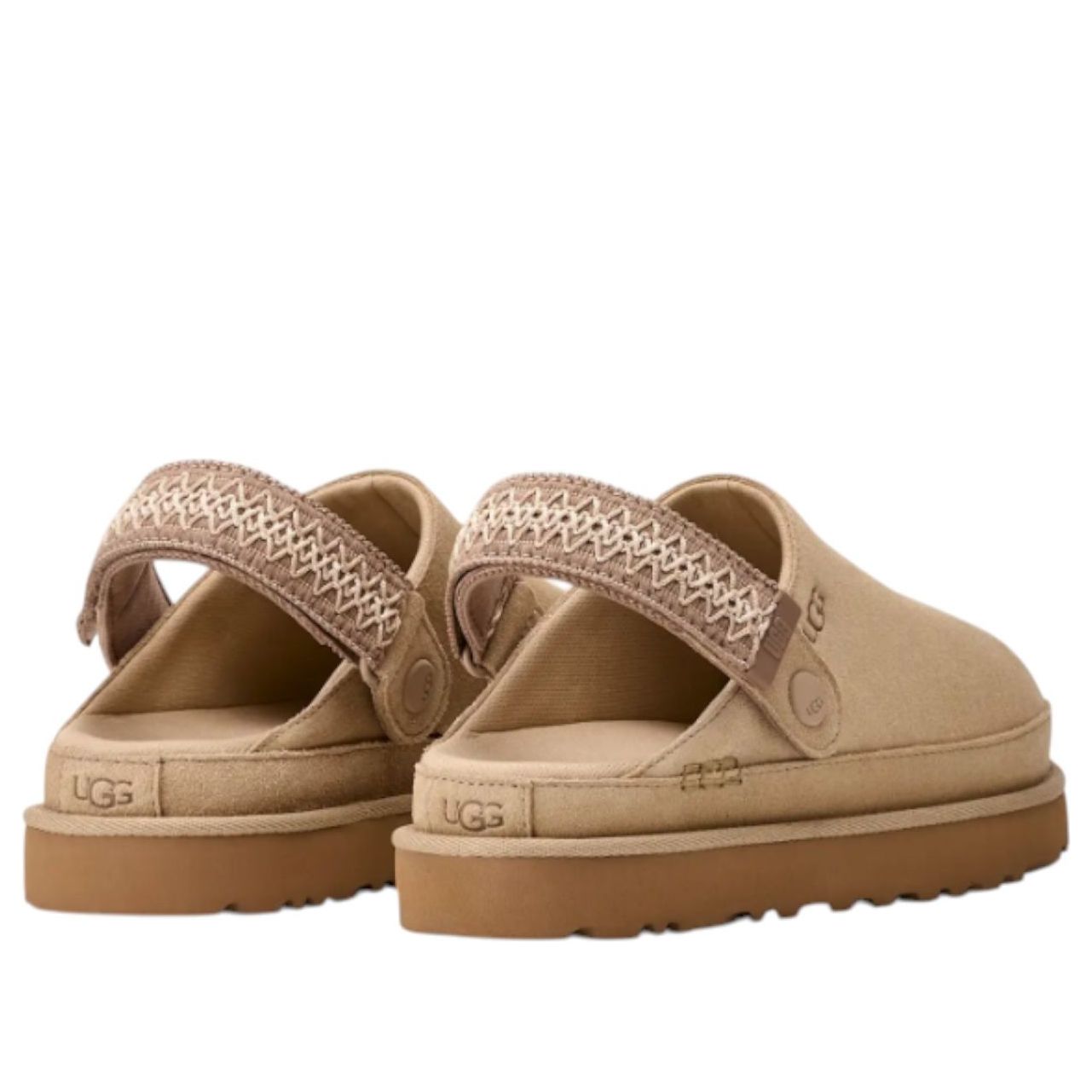 (WMNS) UGG Goldenstar UGGbraid Clog 'Mustard Seed' 1177710-MDSD