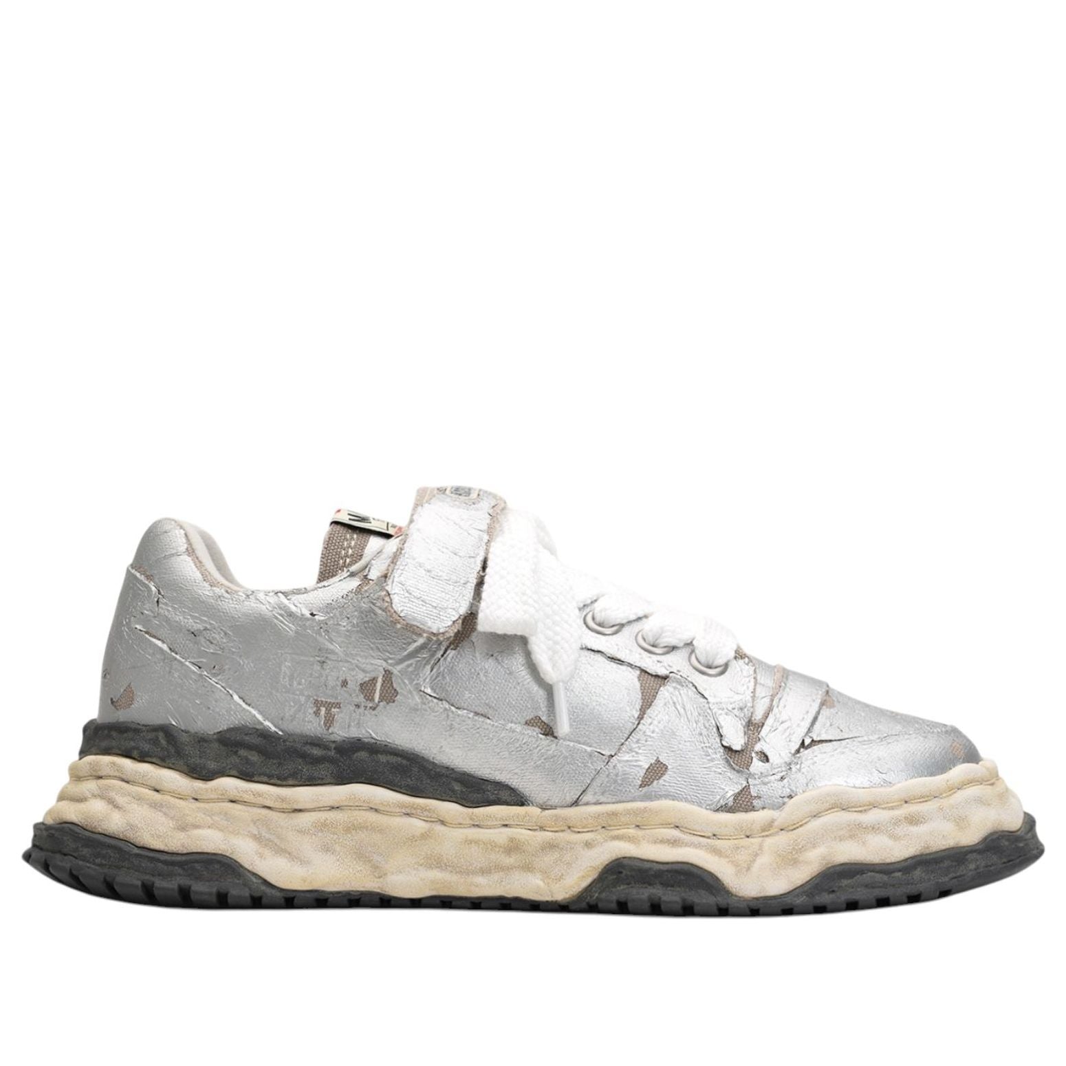 Maison MIHARA YASUHIRO x KEITH OG Sole Film Attached Canvas Low 'Silver' A15FW711-SILVER