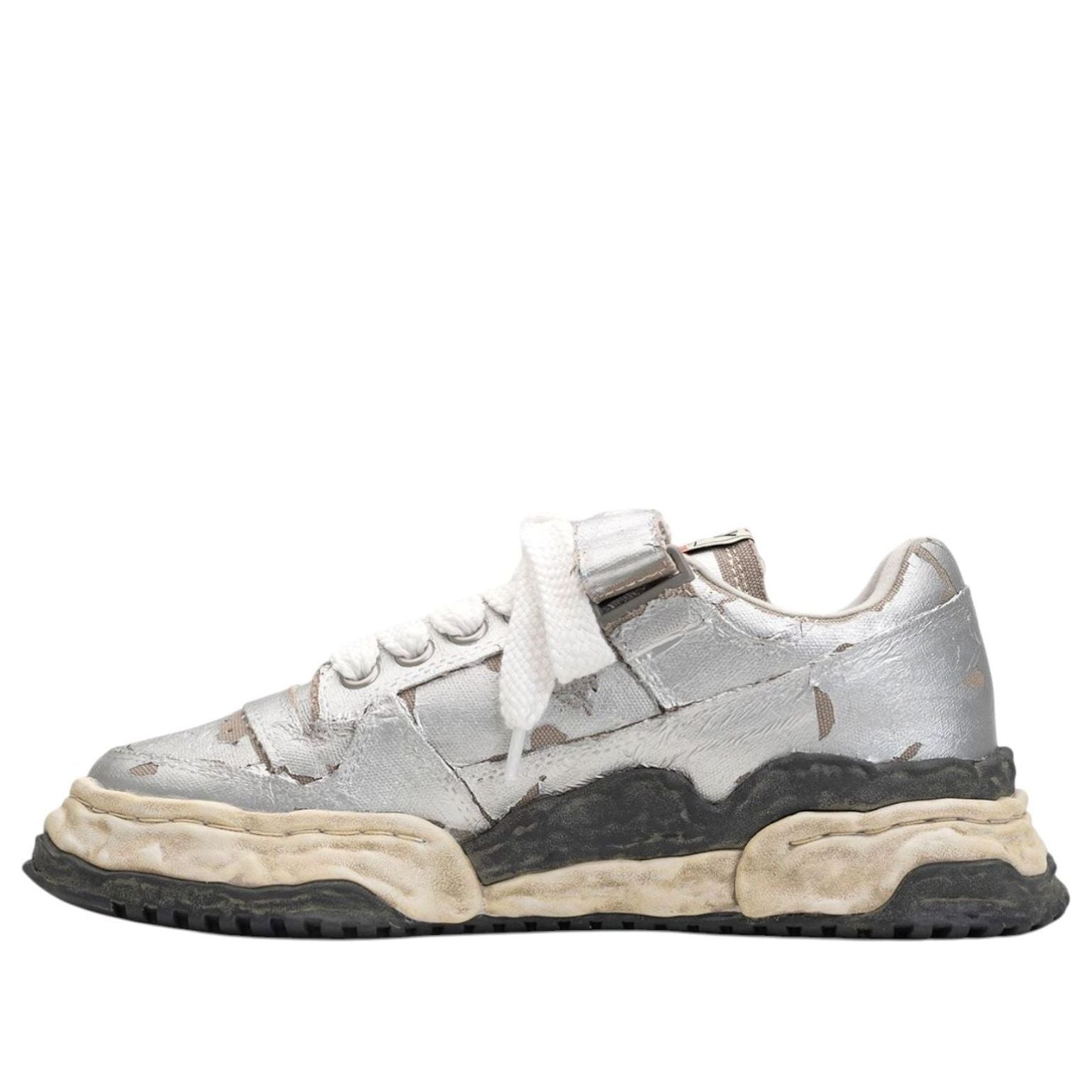 Maison MIHARA YASUHIRO x KEITH OG Sole Film Attached Canvas Low 'Silver' A15FW711-SILVER