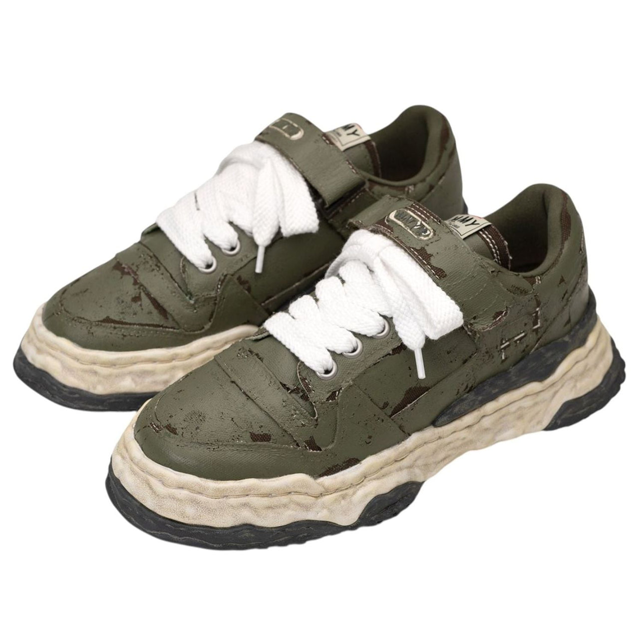 Maison MIHARA YASUHIRO x  KEITH OG Sole Film Attached Canvas Low 'Khaki' A15FW711-KHAKI