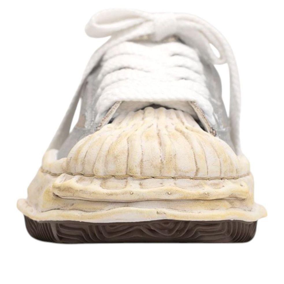 Maison MIHARA YASUHIRO BLAKEY OG Sole Film Attached Canvas Low 'Silver' A15FW727-SILVER