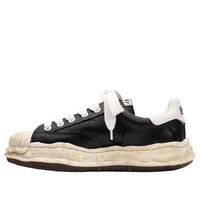Maison MIHARA YASUHIRO BLAKEY OG Sole Film Attached Canvas Low 'Black' A15FW727-BLACK
