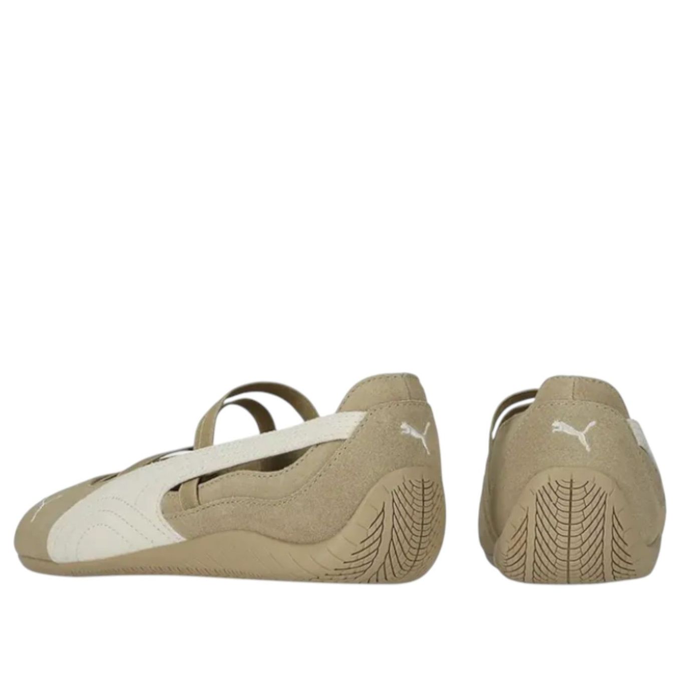 (WMNS) PUMA Speedcat Ballet 'Suede Tan Warm White' 406758-01