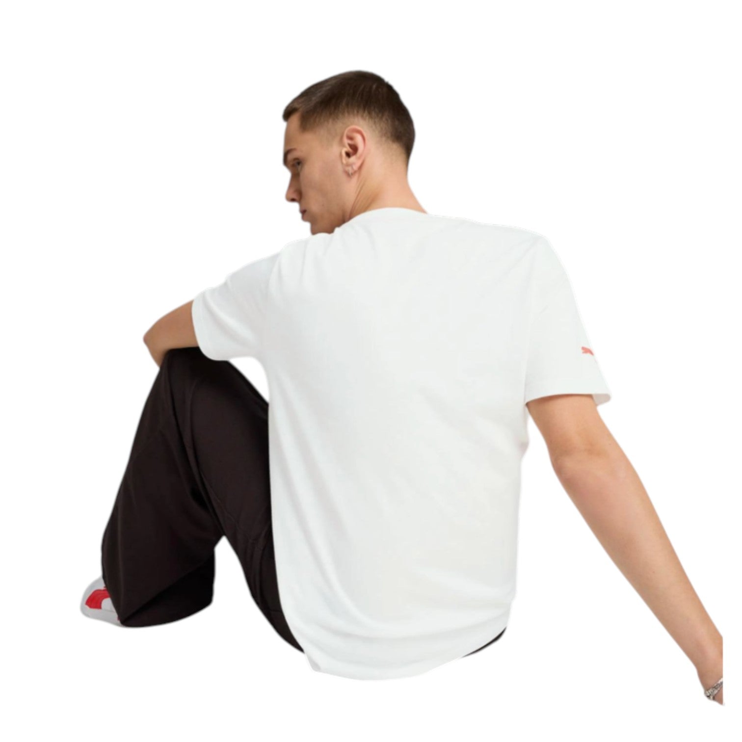 PUMA F1 Essentials Logo T-Shirt 'White' 633264-02