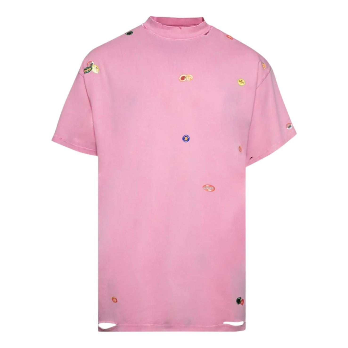 Balenciaga Oversized T-Shirt 'Faded Dirty Pink' 787349TRVS49568