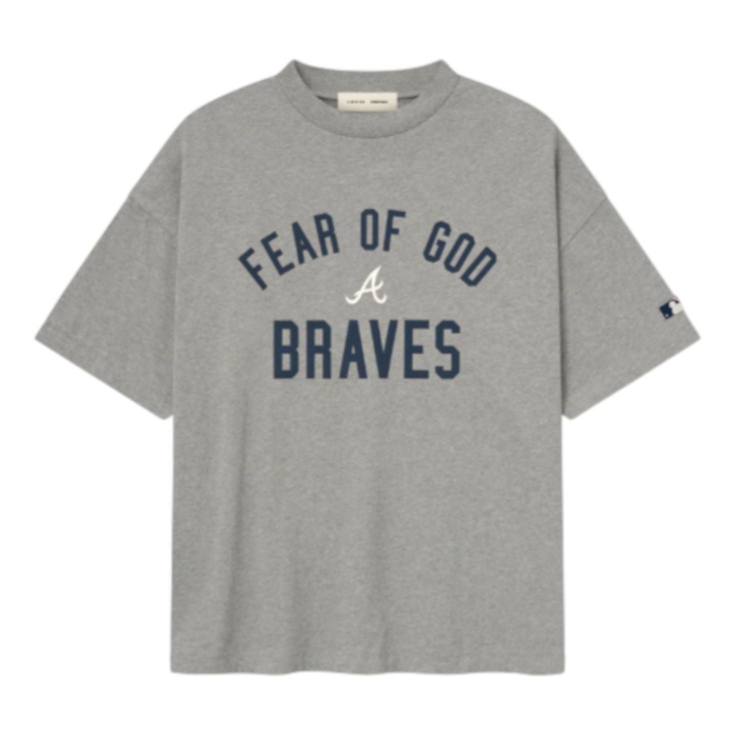 Fear of God Essentials Braves SS25 T-Shirt 'Dark Heather' 125AT254017F