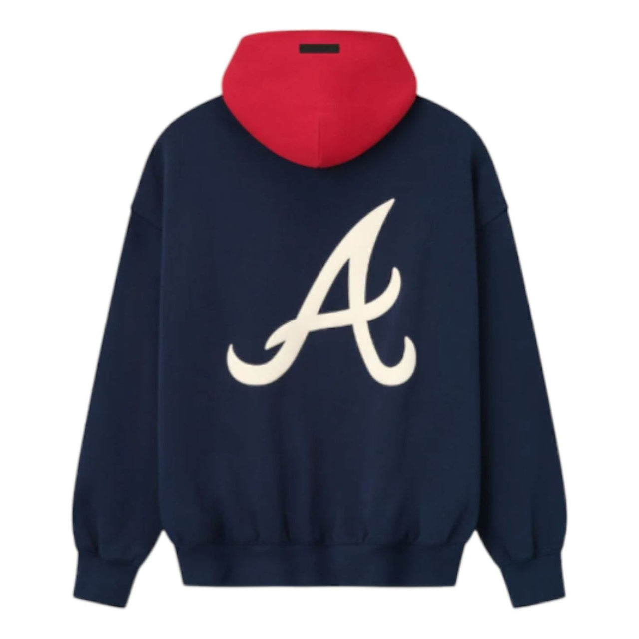 Fear of God Essentials Atlanta Braves Hoodie SS25 'Navy Red' 192AT252017F