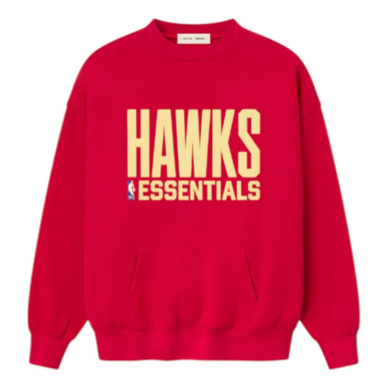 Fear of God Essentials Hawks Crewneck SS25 Sweatshirt 'Red' 192AT256511F