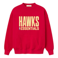 Fear of God Essentials Hawks Crewneck SS25 Sweatshirt 'Red' 192AT256511F