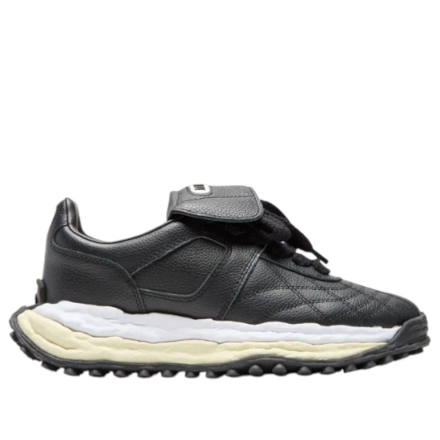 Maison MIHARA YASUHIRO Scott OG Sole Leather Low 'Black White' 14FW701-BLK