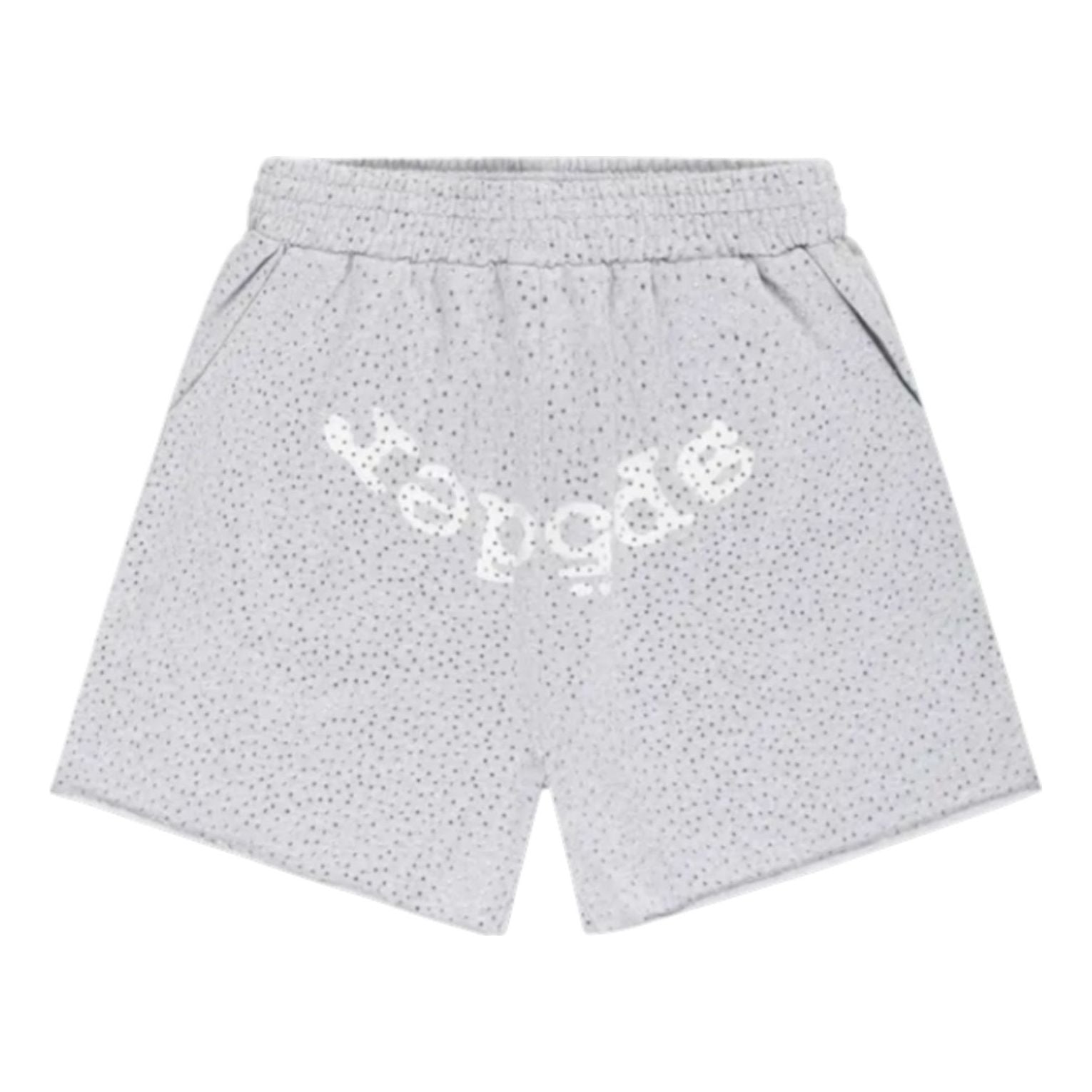 SP5DER Vvs Sweatshorts 'Heather Grey' SB018SS25HGRY