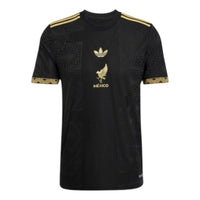 adidas x Mexico Gold Jersey Slim Fit Asia Sizing 'Black' JF2639