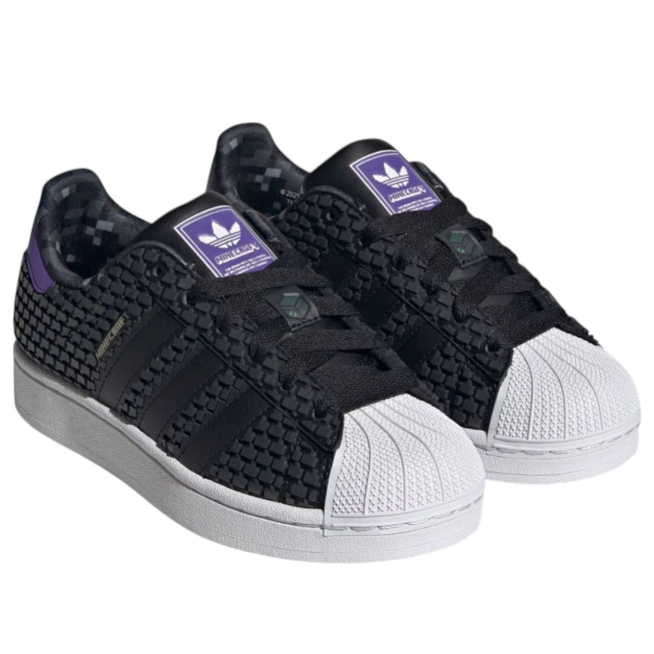 (GS) adidas x Minecraft Superstar 'Enderman' IH1740