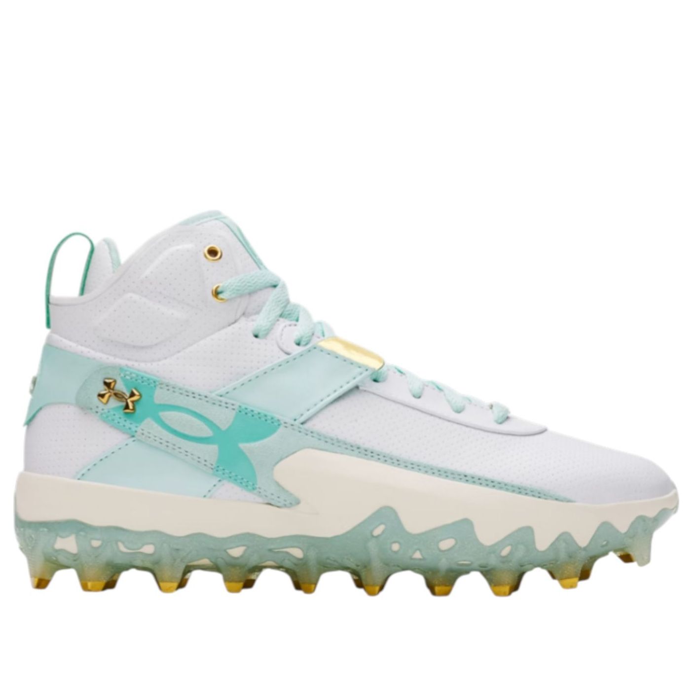 Under Armour Harper 10 Pro TPU Mid K.O.D. 'White Aqua Float' 6010147-100