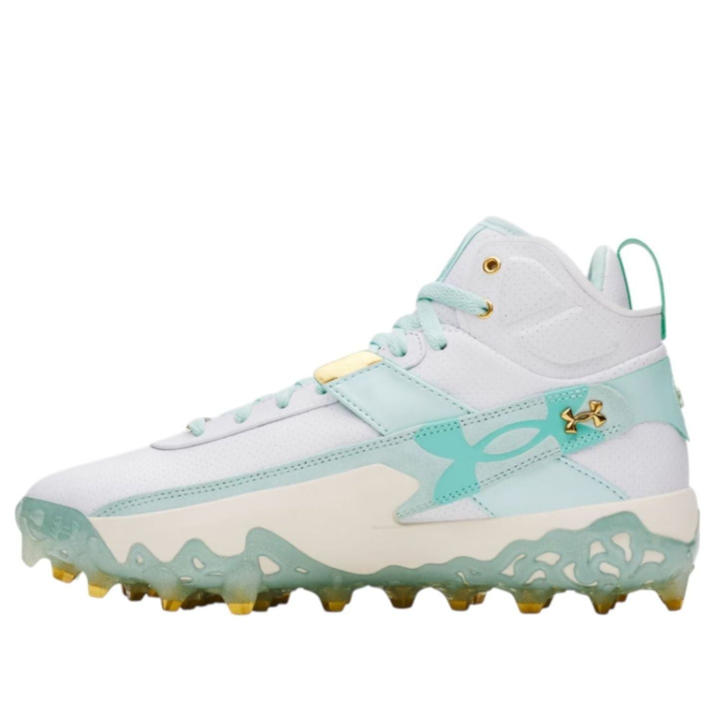 Under Armour Harper 10 Pro TPU Mid K.O.D. 'White Aqua Float' 6010147-100