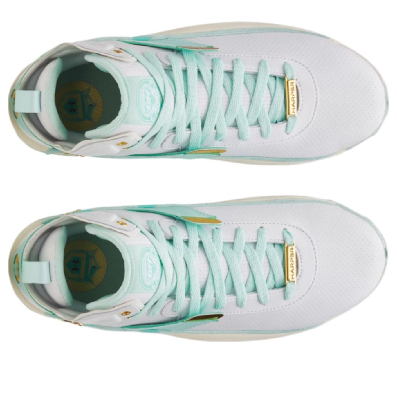 Under Armour Harper 10 Pro TPU Mid K.O.D. 'White Aqua Float' 6010147-100