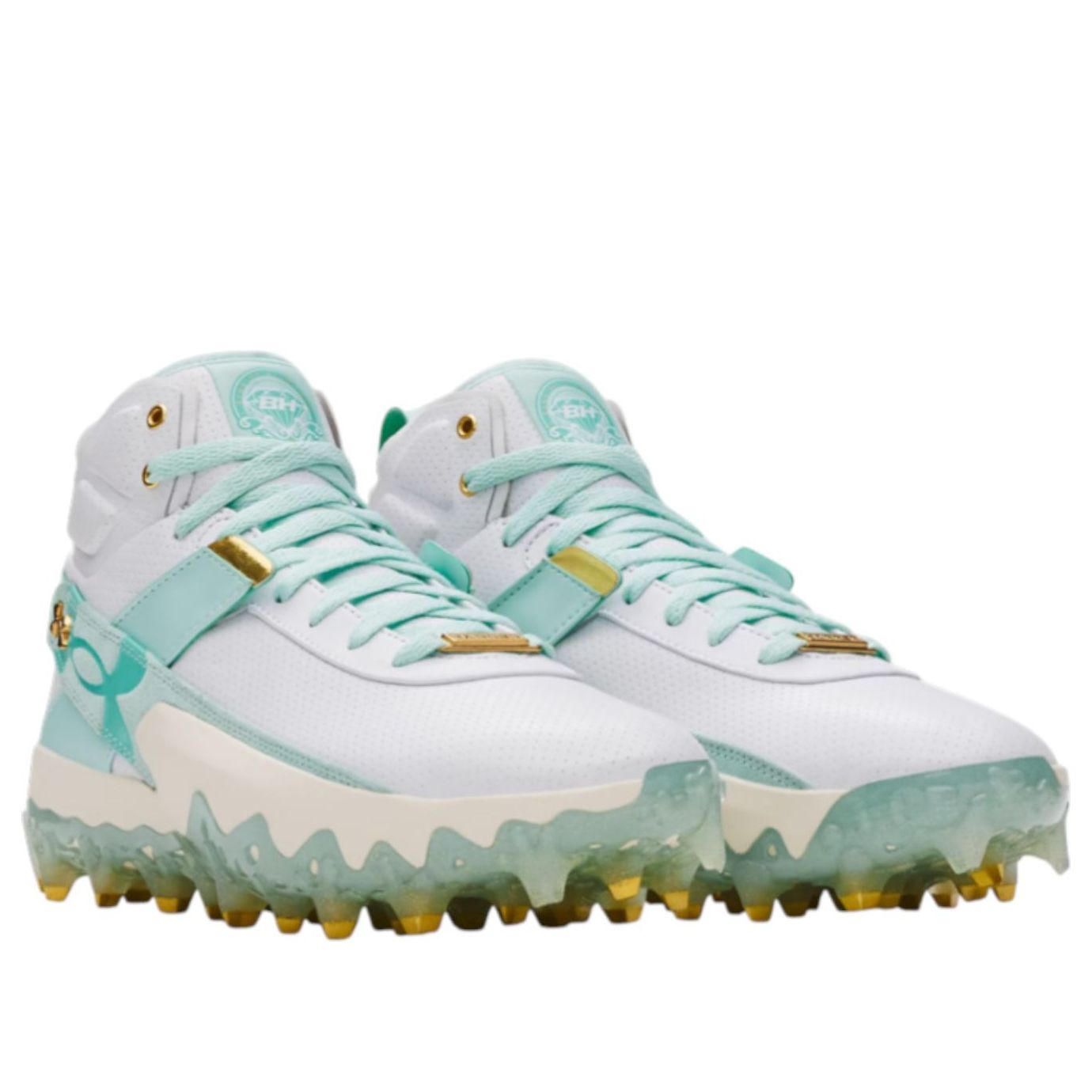 Under Armour Harper 10 Pro TPU Mid K.O.D. 'White Aqua Float' 6010147-100