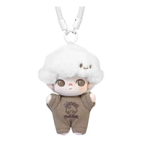 Pop Mart Dimoo Crush on Coffee Plush Keychain 'Coconut Latte' PPMT-2508-0033-CL