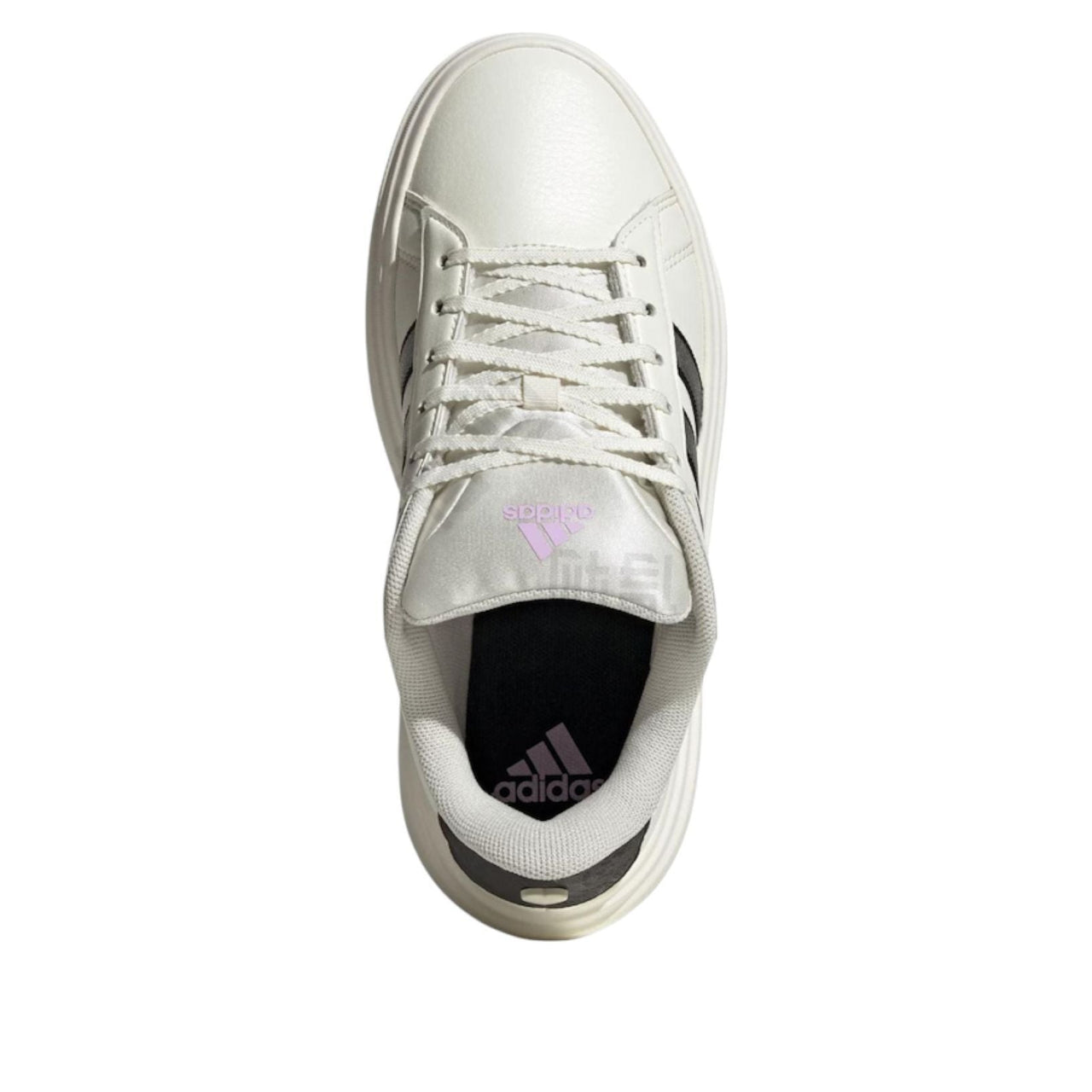 (WMNS) adidas Grand Court Platform 'White Black' JS1832