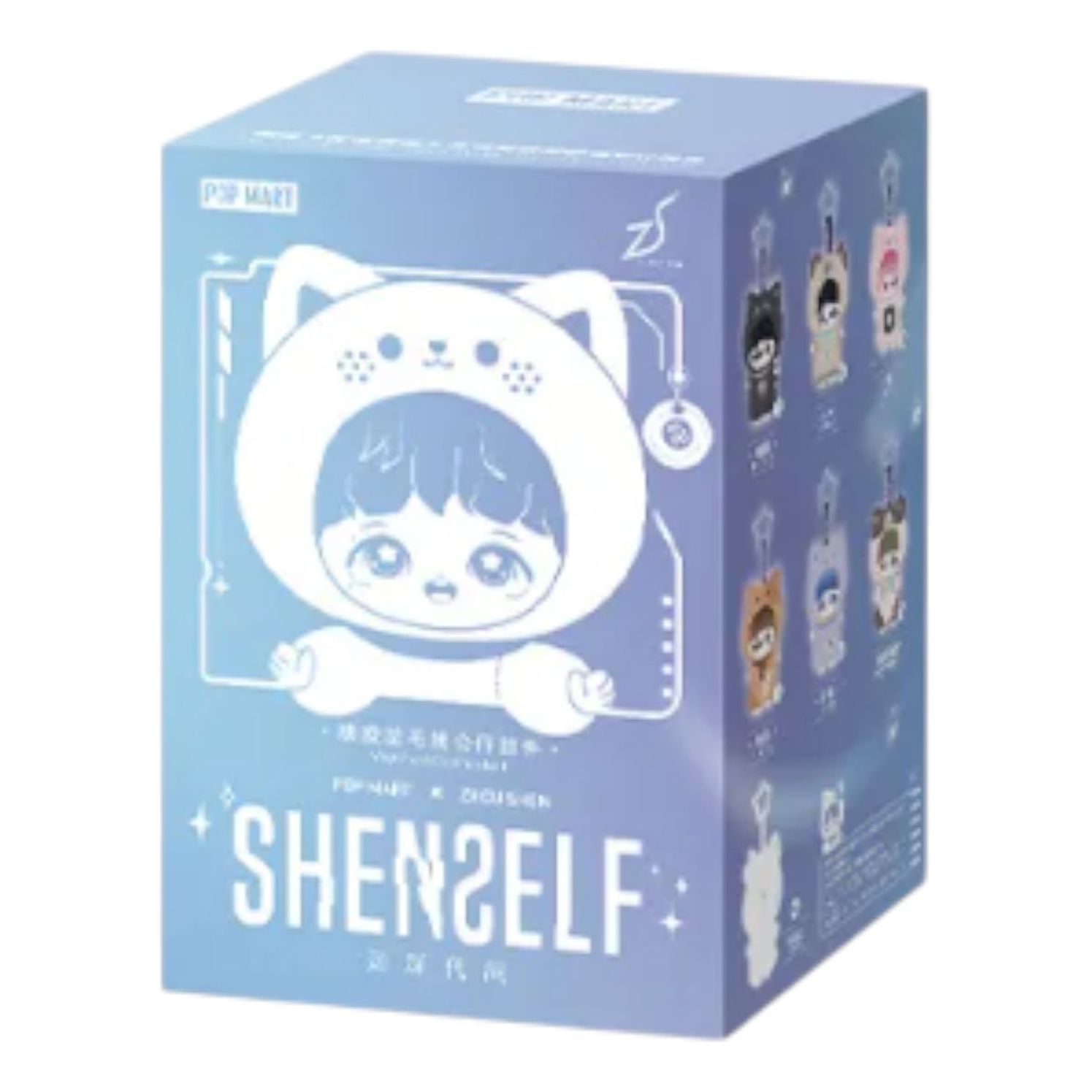Pop Mart Zhou Shen Shenself Vinyl Plush Doll Pendant Sealed Case (1 Blind Box) PPMT-2508-0080-1B