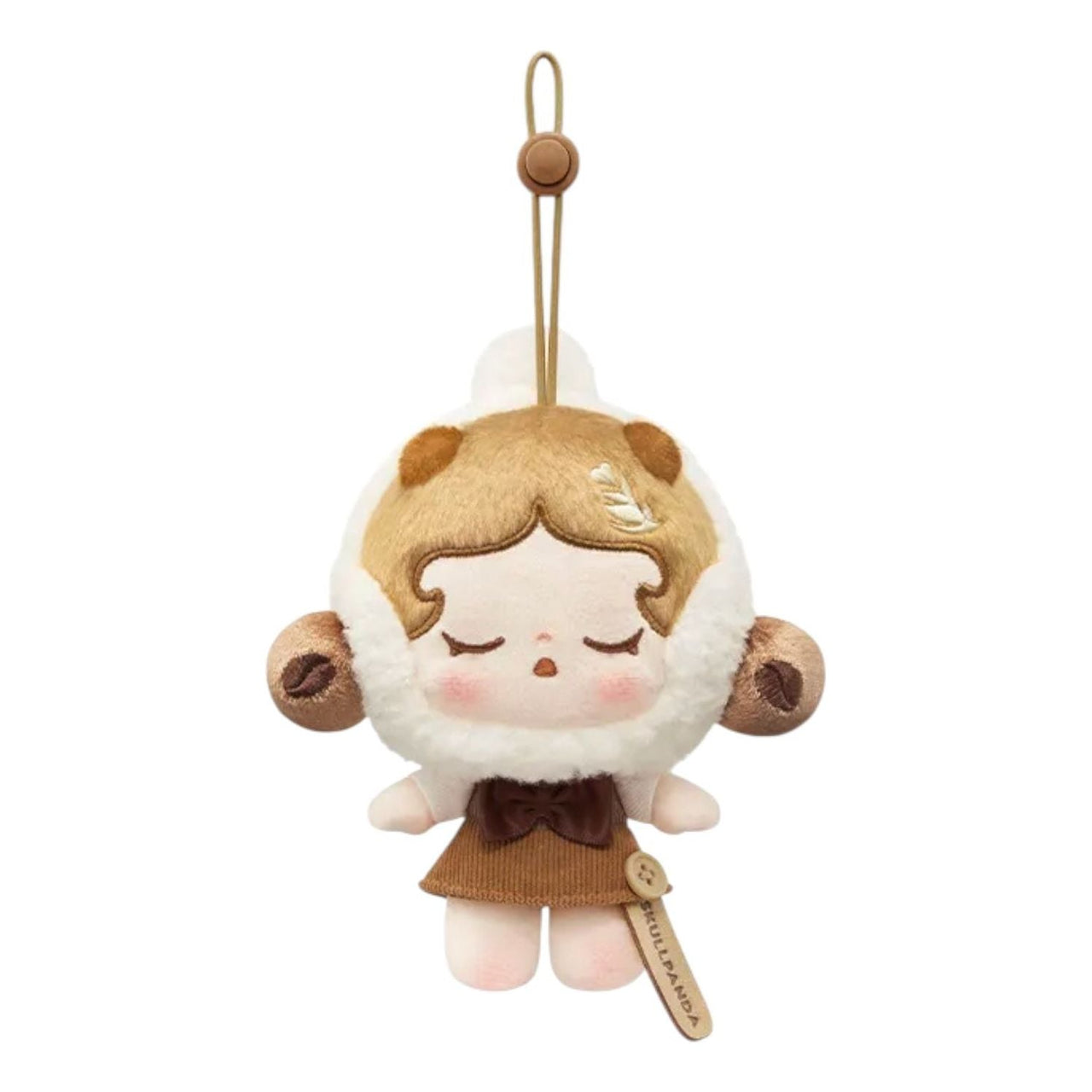 Pop Mart Pop Bean Coffee Factory Plush Pendant 'Skullpanda Specialty Barista' PPMT-2508-0062-SSB