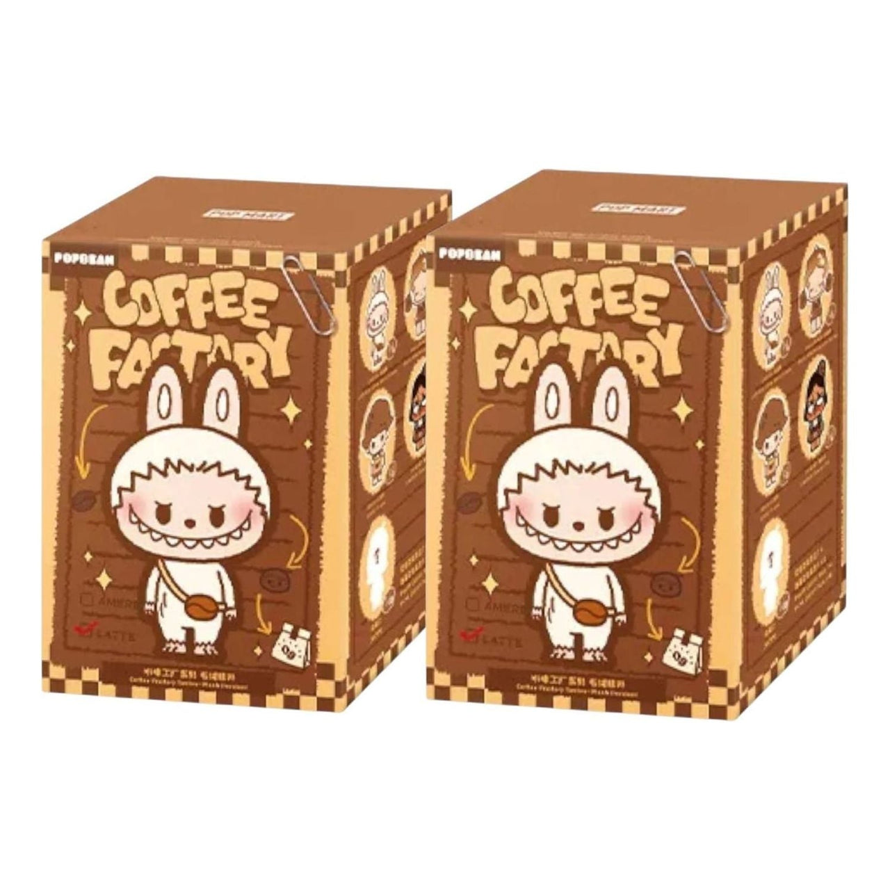 Pop Mart Pop Bean Coffee Factory Plush Pendant Sealed Case (2 Blind Boxes) PPMT-2508-0062-932952323