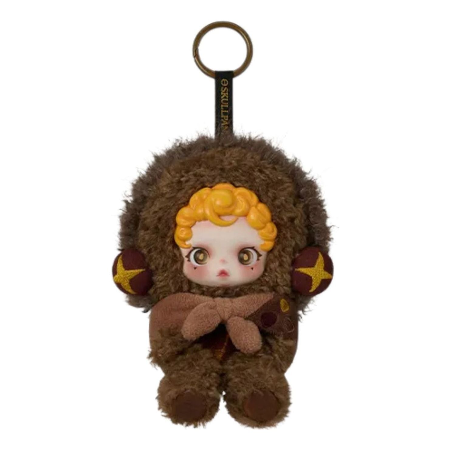 Pop Mart Skullpanda You Found Me Plush Doll Pendant 'Sneaky Chestnut' PPMT-2509-0018-SC