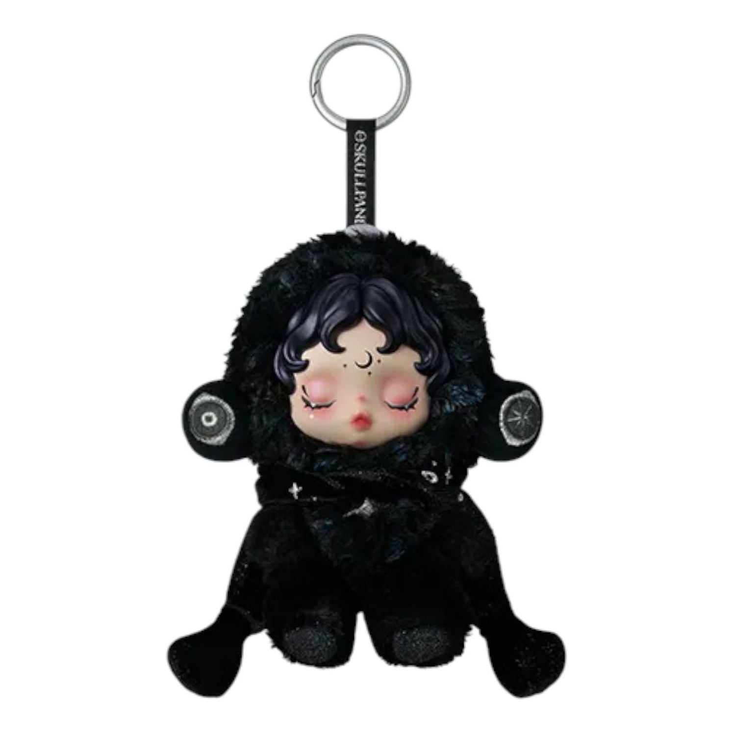 Pop Mart Skullpanda You Found Me Plush Doll Pendant 'Darkness' PPMT-2509-0018-D