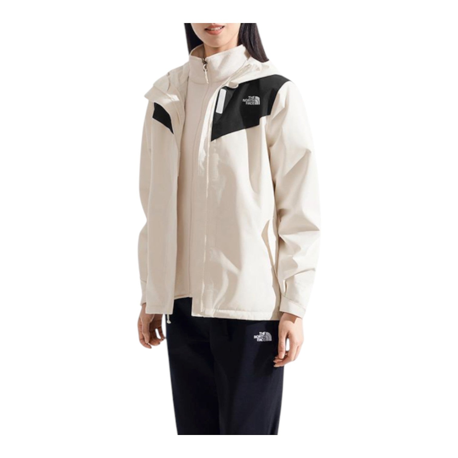 (WMNS) THE NORTH FACE 2 in 1 Fleece Jacket 'Creamy White' 8HM6ROU