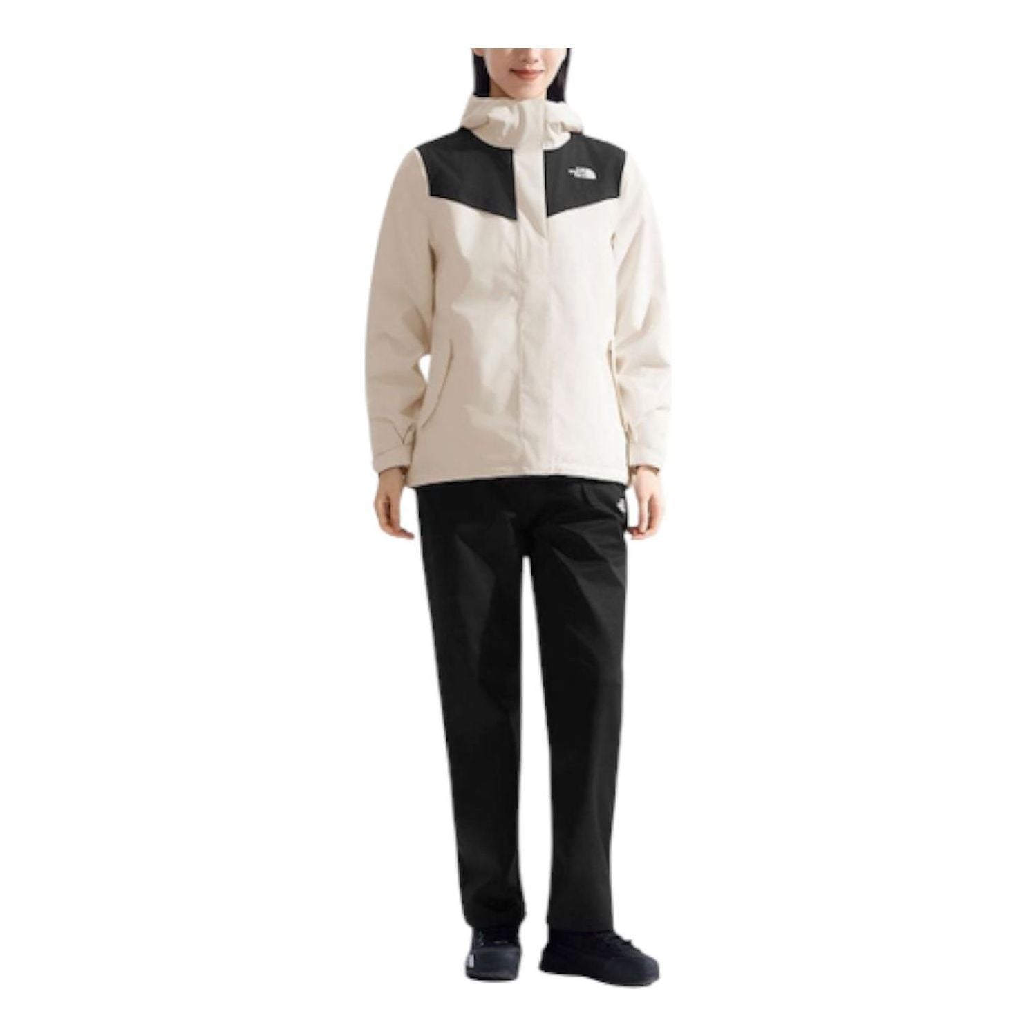 (WMNS) THE NORTH FACE 2 in 1 Fleece Jacket 'Creamy White' 8HM6ROU