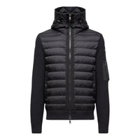 Moncler Padded Wool Hoodie 24FW 'Black' J2-091-9B50800-A9340-999