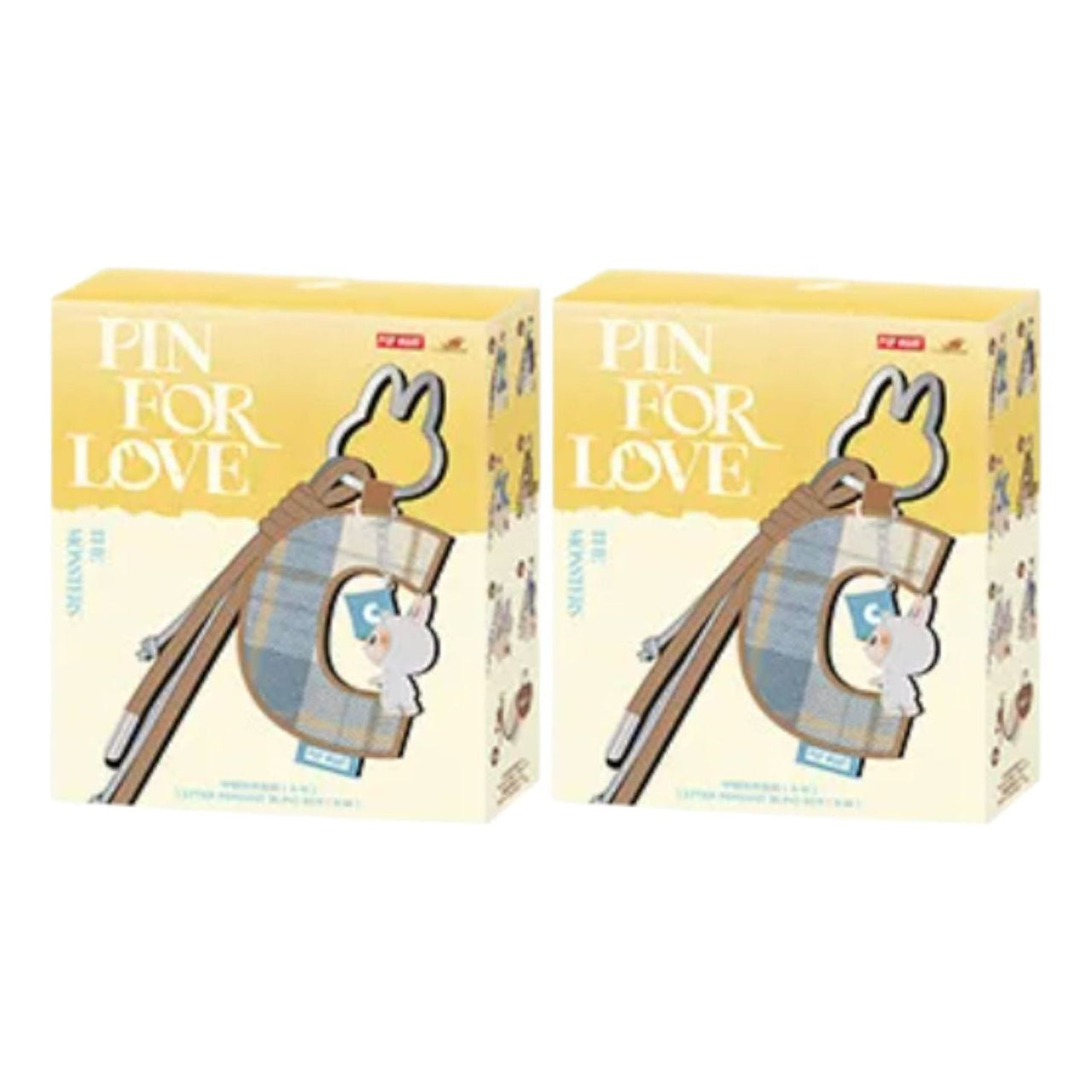 Pop Mart The Monsters Labubu Pin for Love Letter Pendant Sealed Case (A-M) (2 Blind Boxes) PPMT-2508-0027-945631861