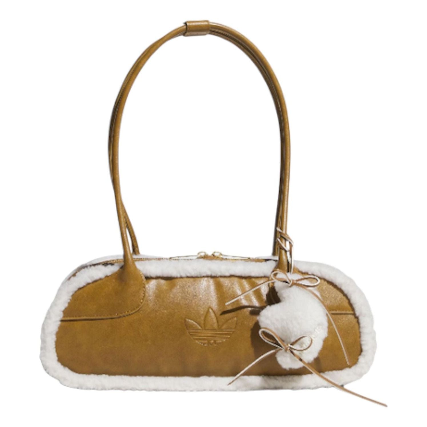 (WMNS) adidas Wide Shoulder Bag 'Bronze Strata Off White' KT0859