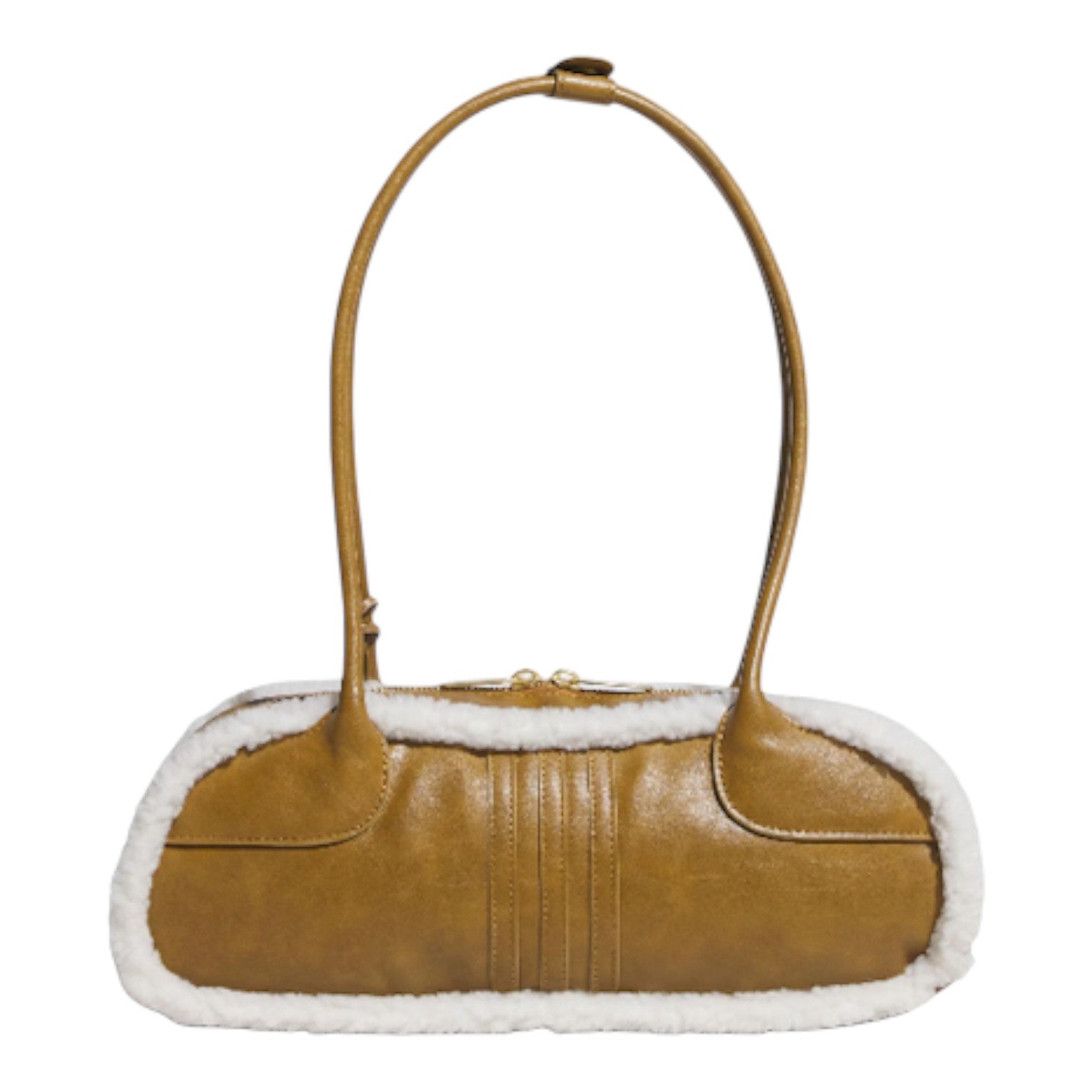 (WMNS) adidas Wide Shoulder Bag 'Bronze Strata Off White' KT0859